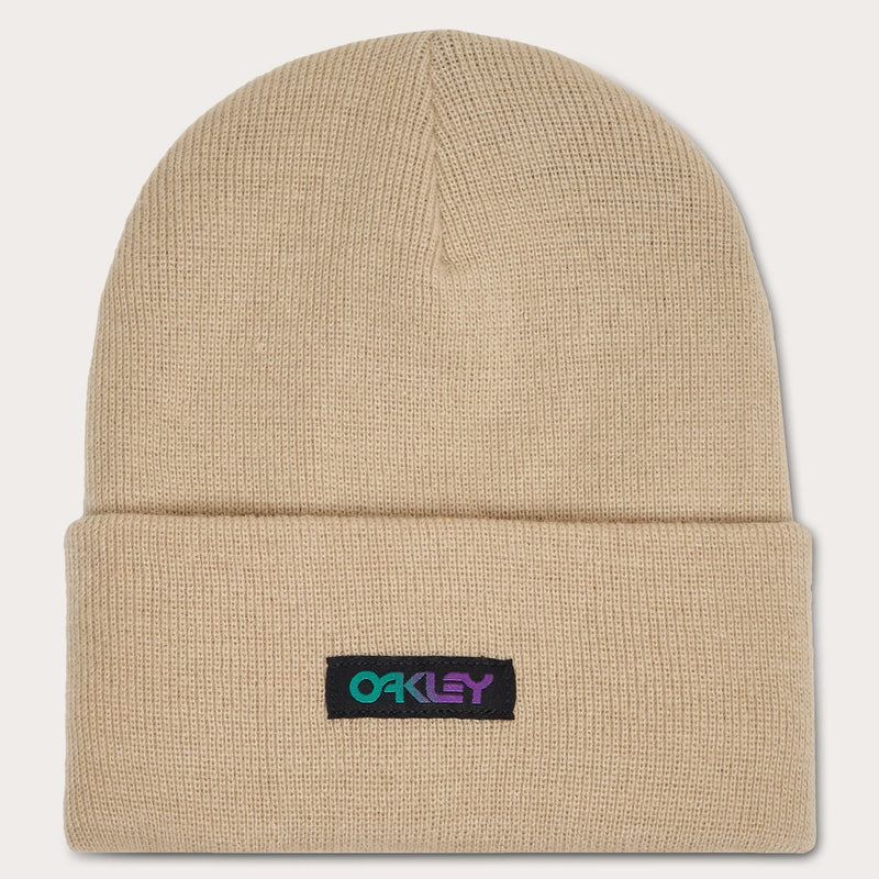 Load image into Gallery viewer, Oakley B1B Gradient Patch Beanie Humus - FULLSEND SKI AND OUTDOOR
