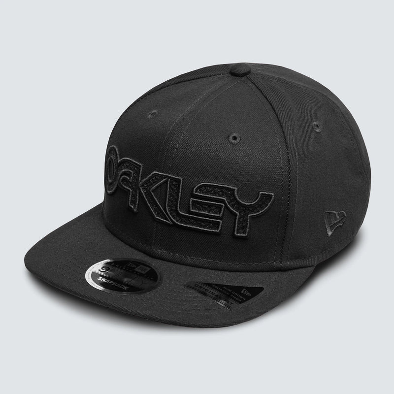 Load image into Gallery viewer, Oakley Heather B1B Meshed Flatbrim Hat Blacked Out - FULLSEND SKI AND OUTDOOR
