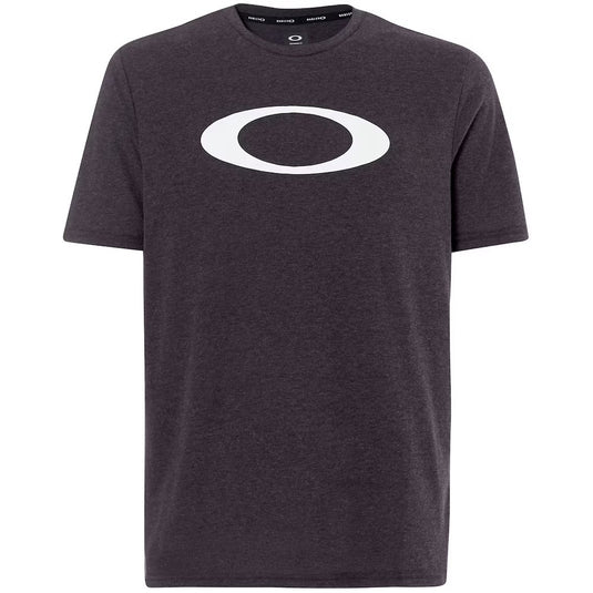 Oakley O Bold Eclipse T-Shirt Blackout Light Heather - FULLSEND SKI AND OUTDOOR