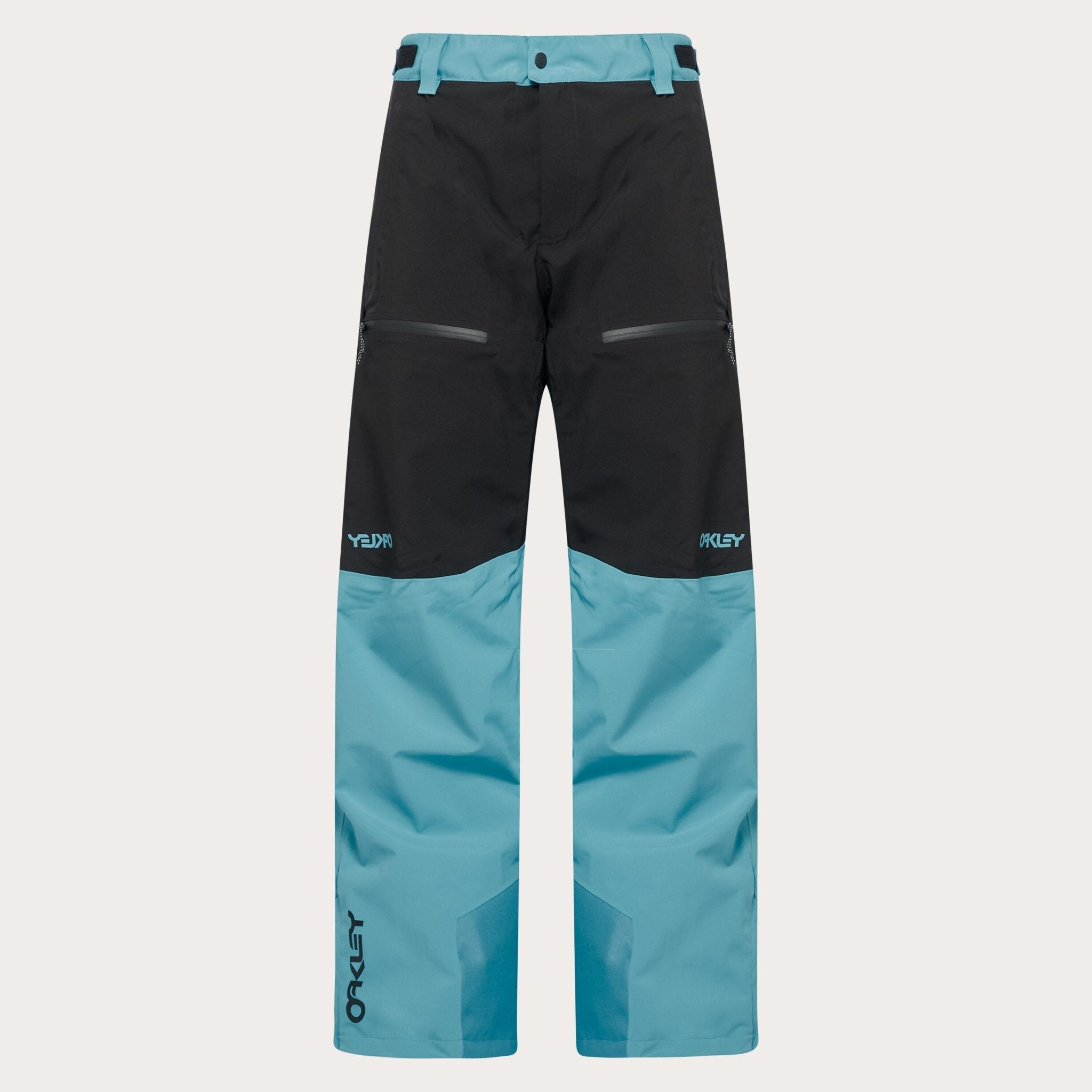 Oakley TNP Lined Shell Pant 2.0 Black/Bright Blue - FULLSEND SKI AND OUTDOOR