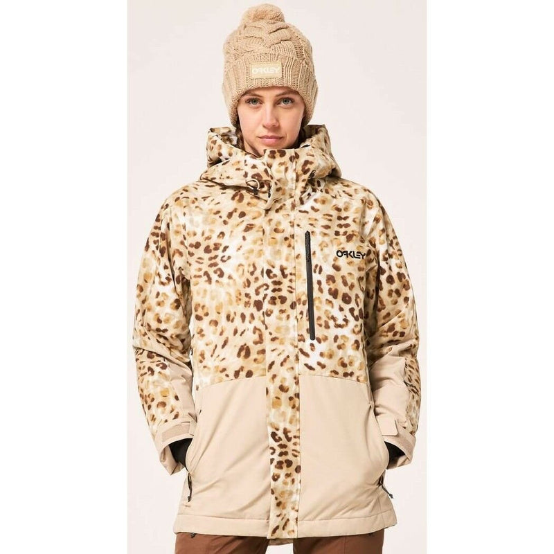 Load image into Gallery viewer, Oakley TNP TBT Insulated Jacket Cheeta Print - FULLSEND SKI AND OUTDOOR
