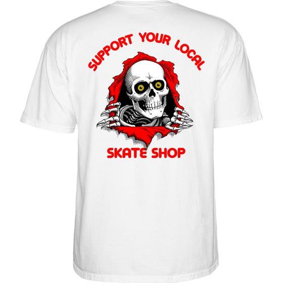 Powell Support Your Local Skate shop Shirt - FULLSEND SKI AND OUTDOOR