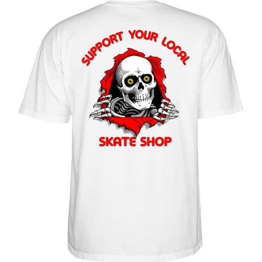 Powell Support Your Local Skate shop Shirt - FULLSEND SKI AND OUTDOOR