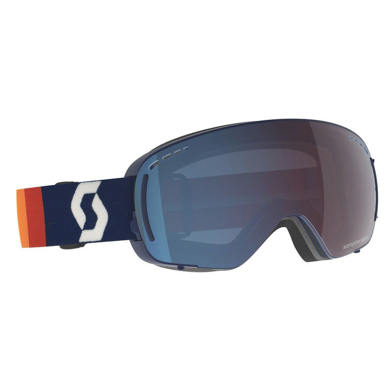 Load image into Gallery viewer, Scott LCG Compact Blue Chrome Goggles 2023 - FULLSEND SKI AND OUTDOOR
