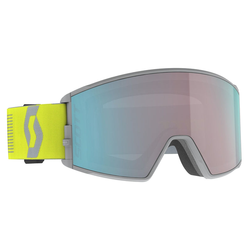 Load image into Gallery viewer, Scott React Aqua Chrome Goggles 2023 - FULLSEND SKI AND OUTDOOR
