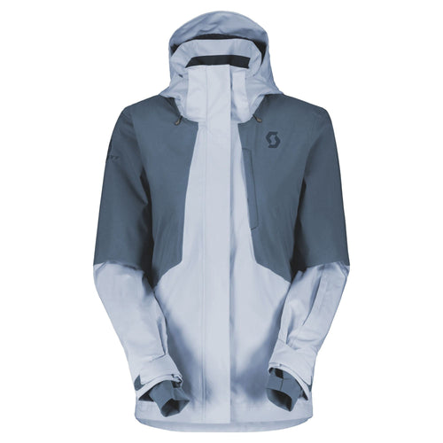 Scott Women's Ultimate Dryo 10 Jacket Glace Blue/Metal Blue - FULLSEND SKI AND OUTDOOR