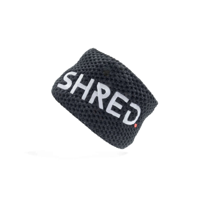 Shred Heavy Knitted Headband Black/White 2022 - FULLSEND SKI AND OUTDOOR