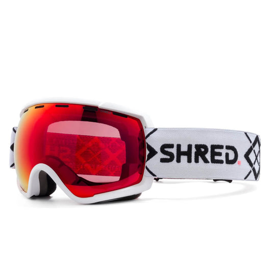 Shred Rarify+ Bigshow White CBL Blast Goggles 2023 - FULLSEND SKI AND OUTDOOR