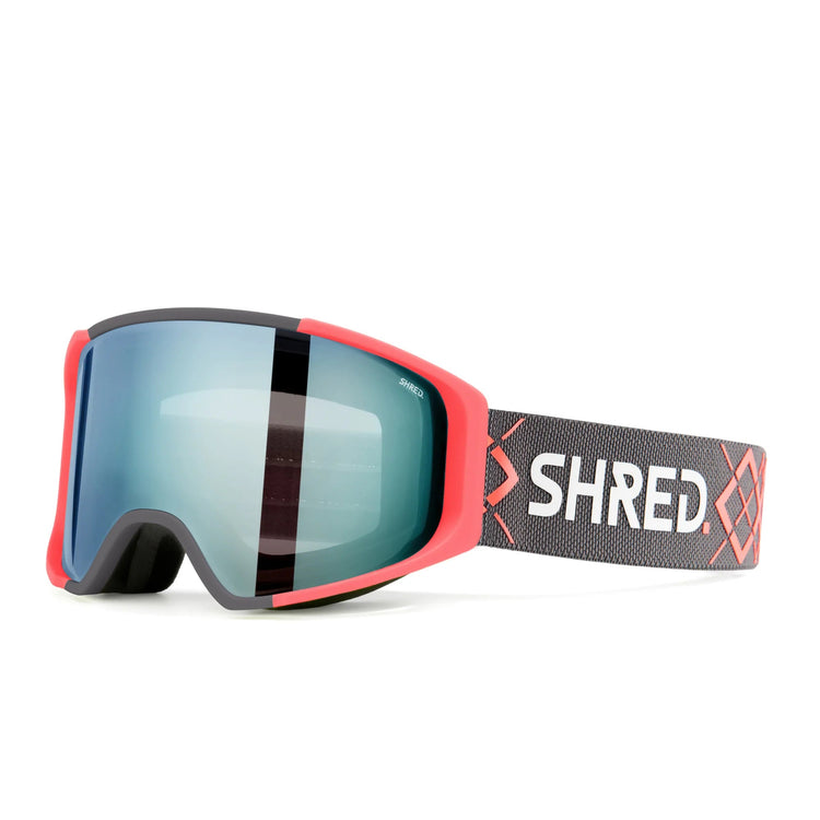 Shred Simplify+ Bigshow Grey/Rust CBL 2.0 Deep Blue Goggles 2023 - FULLSEND SKI AND OUTDOOR