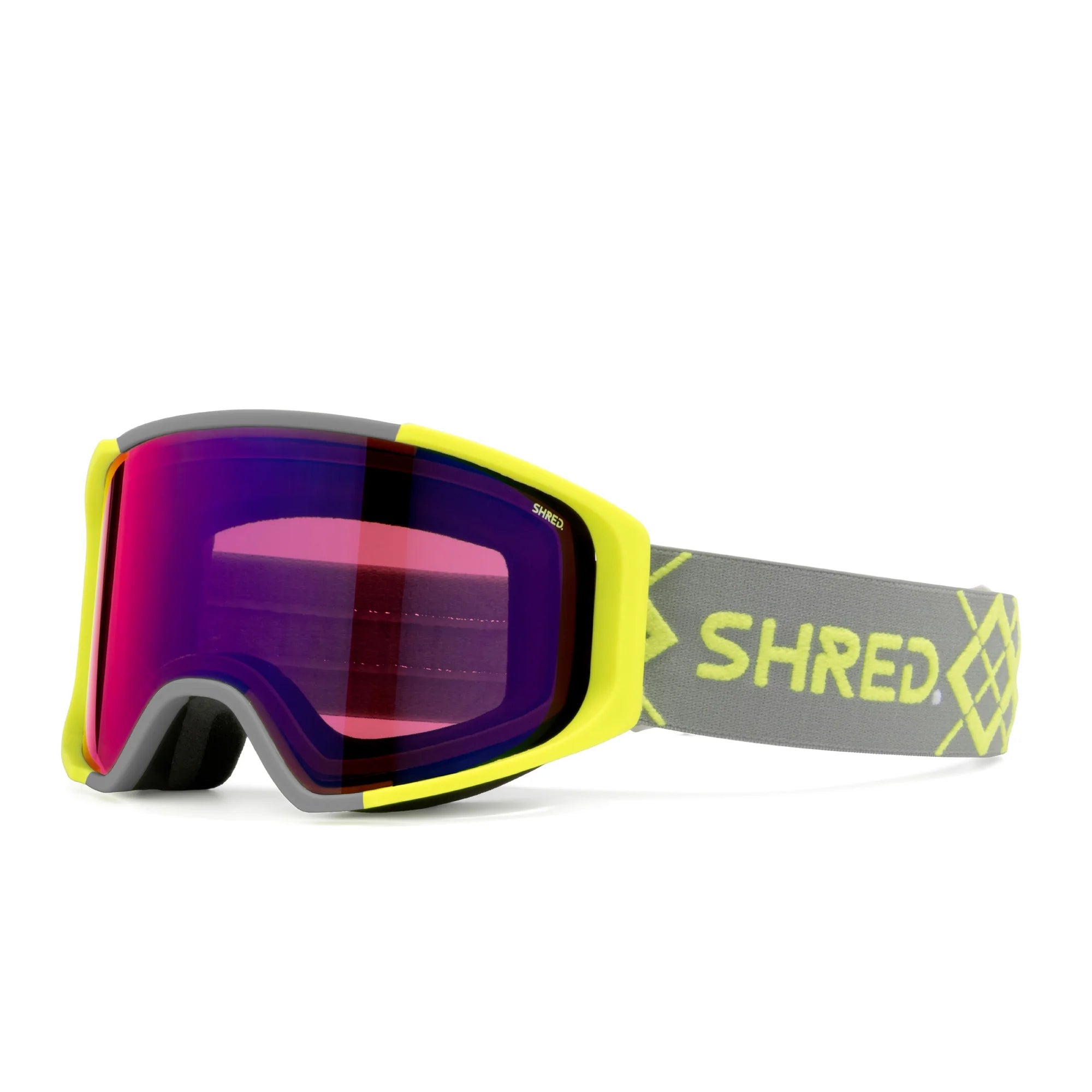 Shred Simplify+ Bigshow Yellow CBL Blast Goggles 2023 - FULLSEND SKI AND OUTDOOR