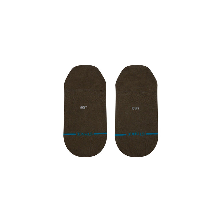 Stance Socks Icon No Show Olive - FULLSEND SKI AND OUTDOOR