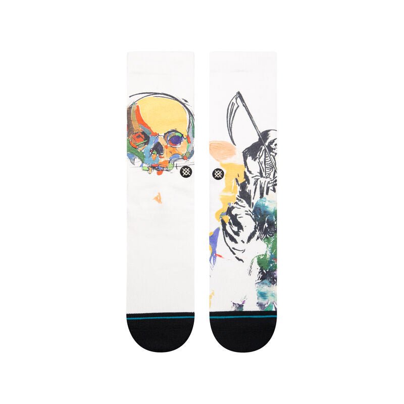 Load image into Gallery viewer, Stance Socks Sickle Vintage White - FULLSEND SKI AND OUTDOOR
