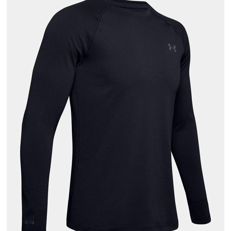 Load image into Gallery viewer, Under Armour ColdGear Base 2.0 Crew Black 2023 - FULLSEND SKI AND OUTDOOR
