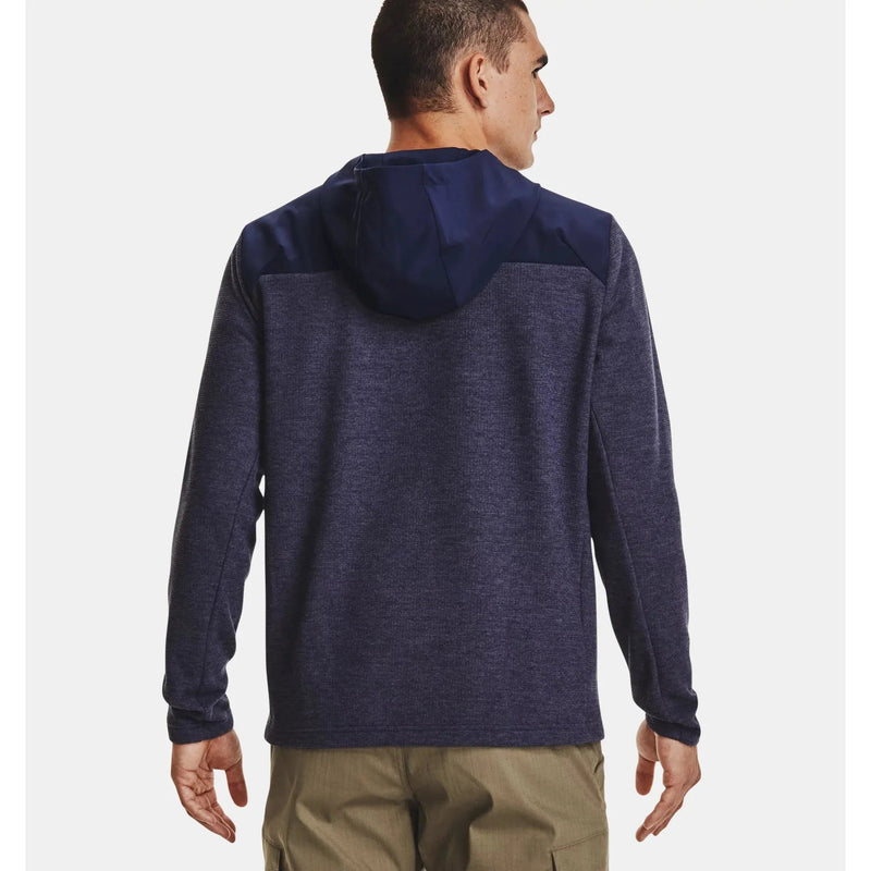 Load image into Gallery viewer, Under Armour Specialist Grid 1/2 Zip Hoodie Navy 2023 - FULLSEND SKI AND OUTDOOR
