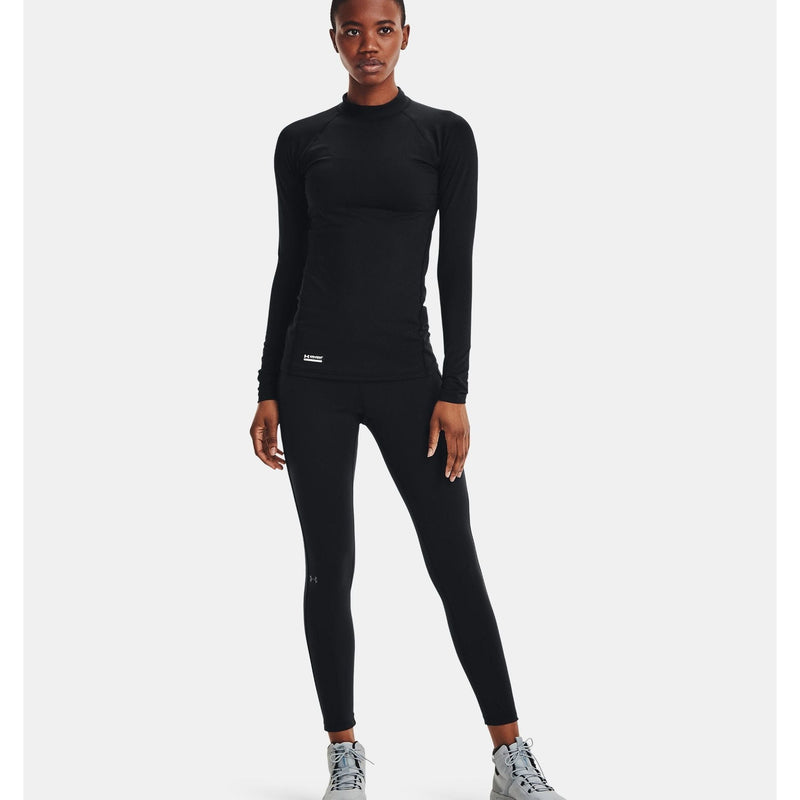 Load image into Gallery viewer, Under Armour Women&#39;s ColdGear Base 2.0 Leggings Black 2023 - FULLSEND SKI AND OUTDOOR
