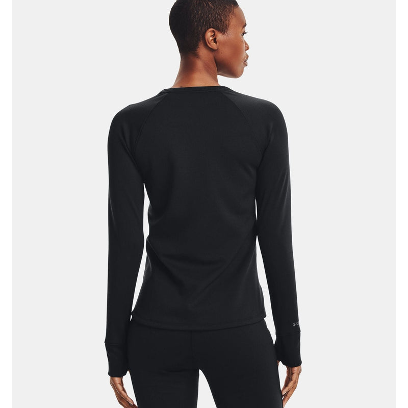 Load image into Gallery viewer, Under Armour Women&#39;s ColdGear Base 4.0 Crew Black 2023 - FULLSEND SKI AND OUTDOOR
