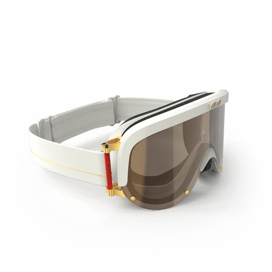 Yniq One White Gold Goggles - FULLSEND SKI AND OUTDOOR